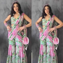 Graceful  Ready to Wear Sharara Saree